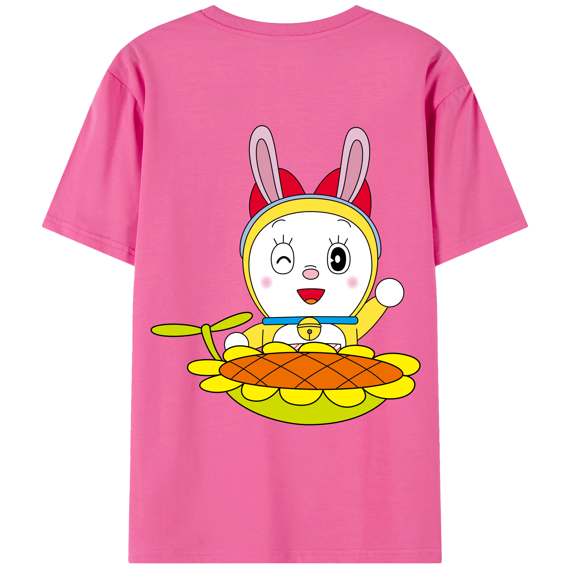 （画像用） ドラえもん ドラミ Doraemon Dorami レディース半袖Tシャツ(バックプリント)